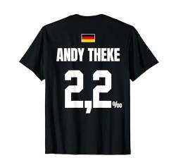 ANDY THEKE - SAUFTRIKOT X Malle Party Trikot Deutschland T-Shirt von LUSTIGE SAUFTRIKOTS DEUTSCHLAND Beste Malleoutfits