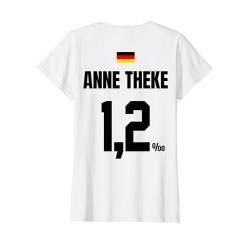 ANNE THEKE - SAUFTRIKOT X Malle Party Trikot Deutschland T-Shirt von LUSTIGE SAUFTRIKOTS DEUTSCHLAND Beste Malleoutfits