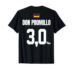 DON PROMILLO - SAUFTRIKOT X Malle Party Trikot Deutschland T-Shirt von LUSTIGE SAUFTRIKOTS DEUTSCHLAND Beste Malleoutfits