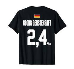 GEORG GERSTENSAFT. SAUFTRIKOT Malle Party Trikot Deutschland T-Shirt von LUSTIGE SAUFTRIKOTS DEUTSCHLAND Beste Malleoutfits
