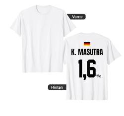 K. MASUTRA - SAUFTRIKOT X Malle Party Trikot Deutschland T-Shirt von LUSTIGE SAUFTRIKOTS DEUTSCHLAND Beste Malleoutfits