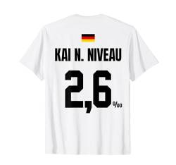 KAI N. NIVEAU - SAUFTRIKOT X Malle Party Trikot Deutschland T-Shirt von LUSTIGE SAUFTRIKOTS DEUTSCHLAND Beste Malleoutfits