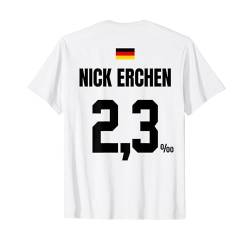 NICK ERCHEN - SAUFTRIKOT X Malle Party Trikot Deutschland T-Shirt von LUSTIGE SAUFTRIKOTS DEUTSCHLAND Beste Malleoutfits