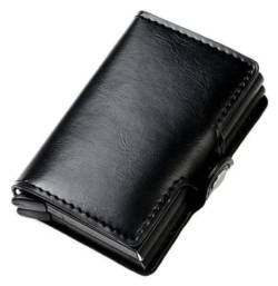 Geldbörsen Brieftasche Herren-Geldbörsen aus Leder mit großer Kapazität, Business-Geldbörsen, ultradünn, Identifikationsschild, Münzfach, Kartenaufbewahrung Geschenk (Color : H, Size : 2.8x1.2x3.9in von LUTFI