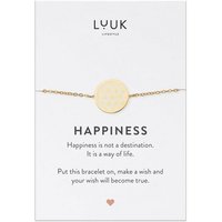 LUUK LIFESTYLE Edelstahlarmband Mandala, mit Happiness Spruchkarte von LUUK LIFESTYLE