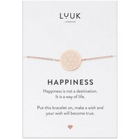 LUUK LIFESTYLE Edelstahlarmband Mandala, mit Happiness Spruchkarte von LUUK LIFESTYLE