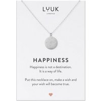 LUUK LIFESTYLE Kette mit Anhänger Sternenhimmel, Geschenkidee für Frauen, Freundin, schlicht von LUUK LIFESTYLE