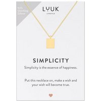 LUUK LIFESTYLE Silberkette Viereck, trendy Fashion, 925er Sterlingsilber von LUUK LIFESTYLE