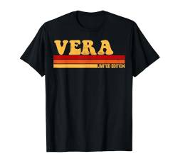 Vera Name Personalisierte süße Idee Frauen Vintage Vera T-Shirt von LUXETHREADS