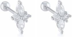 Ohrstecker for Damen, Ohrringe, 1 Paar, 925er Sterlingsilber, Ohrstecker, Kristall-Zirkon-Piercing-Ohrringe for Damen, Ohrknochen, Schmuck, Anhänger (Color : E8, Size : A) von LUbrel