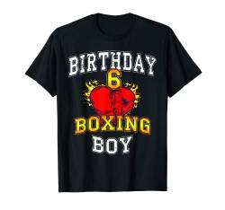 6. Geburtstag Jungen Shirt – Boxen T-Shirt 6 Jahre alt Kind T-Shirt von LVGTeam