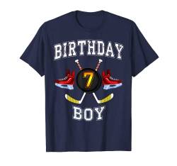 7. Geburtstag Junge - Eishockey 7 Jahre altes Kind T-Shirt von LVGTeam