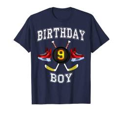 9. Geburtstag Junge - Eishockey 9 Jahre altes Kind T-Shirt von LVGTeam