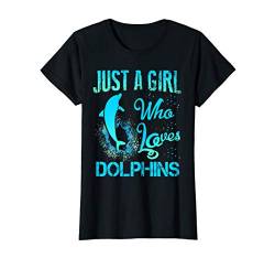 Nur ein Mädchen, das Delfine liebt T-Shirt von LVGTeam