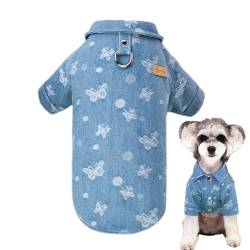 Hundehemden - Jeanskleidung für Hunde - Süße Hundekleidung, bequeme Hundebekleidung, weiche Welpenkleidung für Pomeranian, Hunde, Reisen Lvtfco von LVTFCO