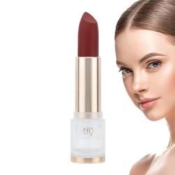 Lippenstift für Damen - Hochpigmentierter wasserfester Lipgloss - Roter Lippenstift für Mädchen und Frauen, Nude-Lippenstift für den ganzen Tag, hochpigmentierte Farbe und sofortiger Glanz Lvtfco von LVTFCO