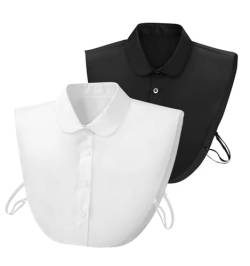 LXTOPN Women's Removable Fake Collar,Rollkragen aus Baumwolle,Warm Blusenkragen Einsatz Fake Kragen,für Formelle Kleidung Blusen Pullover (GZK-3) von LXTOPN
