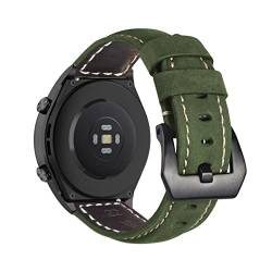 Leder Armbänder für Xiaomi Mi Watch/Watch s1/ Watch s1 Active/Watch s1 Pro Armband für Männer und Frauen Klassisches Leder mit Edelstahl Metall Schließe Kompatibel mit Xiaomi Mi Watch/Watch s1 (1) von LXURY