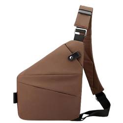 Wander Plus Anti-Diebstahl-Reisetasche, Cross-Body-Reisetasche, Schulter-Reisetasche, verstellbare Reisetasche für Damen und Herren (Coffee) von LXURY