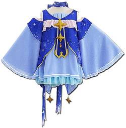 LYDHDY Anime Hatsune Miku Cosplay Kostüm, Schnee Miku Cosplay Uniform für Frauen Halloween Christmas Carnival Theme Party verwendet (Color : Blue, Size : S) von LYDHDY