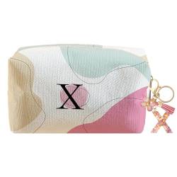 LYDZTION Personalisierte Make-up-Tasche mit Initialen-Motiv, Schlüsselanhänger, individuelle Make-up-Kosmetiktasche für Frauen, Mutter, beste Freundin, Teenager, Mädchen, Weihnachten, Geburtstag, von LYDZTION