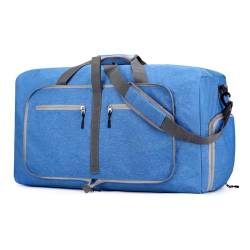 LYEAA Fitness-Sporttasche, faltbar, Reisetasche, Verstellbarer Riemen, große Reisetasche, Weekender-Tasche für Herren und Damen von LYEAA