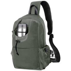 LYEAA Multifunktionale Brusttasche für Herren – Geräumige Sport-Gürteltasche für Reisen und Wandern mit Mehreren Taschen von LYEAA