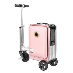 LYFDPN Cycling Suitcases Can Automatically Follow The 20-inch Luggage with A Speed of 13km/h and Large Capacity Carry On Luggage Easy to Move (Pink) von LYFDPN