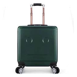 LYFDPN Practical Luggage Suitcases with Wheels Carry On Luggage Adjustable Trolley Suitcase for Travel Business Trip Boarding Luggage Easy to Move (Green) von LYFDPN