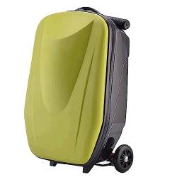 LYFDPN Practical Luggage Suitcases with Wheels Small Carry On Luggage Suitcase Boarding Suitcase Wear-Resistant Shock Absorption Easy to Move (Green) von LYFDPN