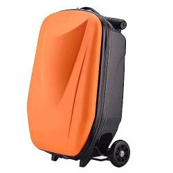 LYFDPN Practical Luggage Suitcases with Wheels Small Carry On Luggage Suitcase Boarding Suitcase Wear-Resistant Shock Absorption Easy to Move (Orange) von LYFDPN