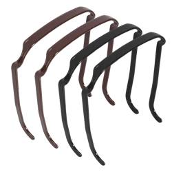4 Stück Square Headbands for Women Unsichtbarer Haarreifen, Curly Thick Hair Fashion Headband,Quadratisches unsichtbares Haarband,Fashion Hair Hoop for Volume and Style Hair von LYITZW