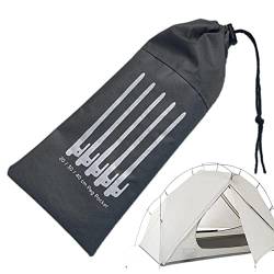 LYNSAY Tasche für Zeltheringe - Aufbewahrungstasche für Zeltheringe aus Oxford-Stoff | Zeltzubehör Bodennagel-Aufbewahrungstasche Kordelzug-Design für Outdoor-Camping-Überdachung von LYNSAY