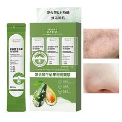Mitesserentferner Ton – Avocado Bubble Mud – Poren & Entfernung Reinigung Natürliche Hautpflege für Frauen und Männer, um Poren zu reduzieren Mitesserentferner Lynsay von LYNSAY