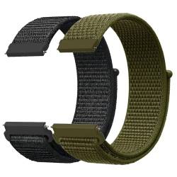 LYYLTX Nylon Fabric Uhrenarmbänder 20mm/22mm Armband für Herren Damen Ersatzband Schnellverschluss Smartwatch Sport Uhren Ersatzarmband Einstellbares Soft Breathable Watch Strap von LYYLTX