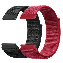 LYYLTX Nylon Fabric Uhrenarmbänder 20mm/22mm Armband für Herren Damen Ersatzband Schnellverschluss Smartwatch Sport Uhren Ersatzarmband Einstellbares Soft Breathable Watch Strap von LYYLTX