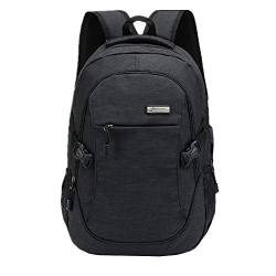 Laptoprucksack Laptop Backpack Rucksack Laptop Notebook Rucksack Langlebige Laptop-Taschen Für Laptops Kleidung Bücher Brieftaschen Gelegentliche Schulreisen Black von LYsng