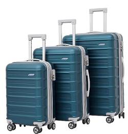 LZDLNB Koffergepäck, 3-teilig, großes Fassungsvermögen, 20/24/28 Zoll, verstellbare Trolley-Koffer mit Rollen, Koffer mit Rollen von LZDLNB
