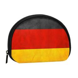 Tragbare Geldbörse mit Reißverschluss, venezolanische Flagge, Münzbörse für Münzen, Lippenstift, Ausweis, Schlüssel, Flagge Deutschlands, 12cm x 9cm, Münztasche von LZNJZ