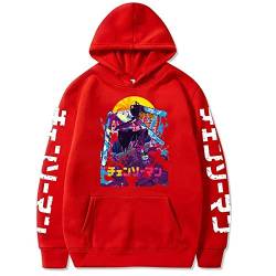 LZRYYBZ Anime Chainsaw Man Denji Hoodie Unisex Kapuzenpullover Harajuku Streetwear Manga Pullover Trainingsanzug von LZRYYBZ