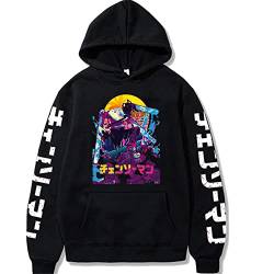 LZRYYBZ Anime Chainsaw Man Denji Hoodie Unisex Kapuzenpullover Harajuku Streetwear Manga Pullover Trainingsanzug von LZRYYBZ