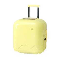 LZXJF Koffer, Gepäck, klein, 50,8 cm, Boarding-Koffer, tragbar, multifunktional, Passwort-Koffer, leises Rad, Koffer, gelb, 66 cm von LZXJF