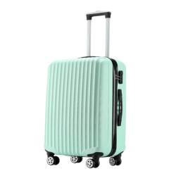 LZXJF Koffer Stabiler und langlebiger Gepäck-Trolley-Koffer, Unisex, Frühlingsfest, Airboarding-Koffer, modische Rollenkoffer, grün, 20in von LZXJF
