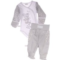 La Bortini Body & Hose Wickelbody Hose Baby Anzug Set Body 46 50 56 62 68 74 80 86 92 von La Bortini