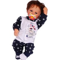 La Bortini Langarmshirt & Hose Baby Anzug 2Tlg Hose und Hemdchen 44 50 56 62 68 74 aus reiner Baumwolle von La Bortini