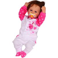 La Bortini Langarmshirt & Hose Hose Baby Anzug 2Tlg Hose und Hemdchen 44 50 56 62 68 74 aus reiner Baumwolle von La Bortini