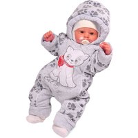 La Bortini Nickioverall Wagenanzug Baby Anzug Overall 46 50 56 62 68 74 Schneeanzug von La Bortini