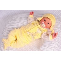 La Bortini Shirt & Hose Baby Hemdchen Mütze und Hose Anzug 3Tlg. 44 50 56 62 68 74 von La Bortini