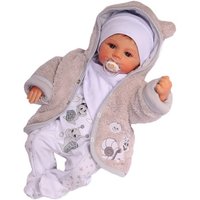 La Bortini Strampler, Jäckchen & Mütze Strampler Mütze Shirt Jacke Lätzchen 5Tlg Baby Set Größen 44 50 56 62 68 74 von La Bortini