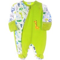 La Bortini Strampler Strampler Baby Overall mit Kratzschutz Schlafanzug 50 56 62 68 74 von La Bortini